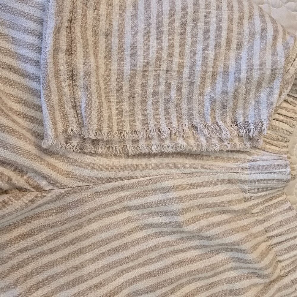 Abercrombie & Fitch Striped Linen Pull-on Pants - Picture 3 of 5